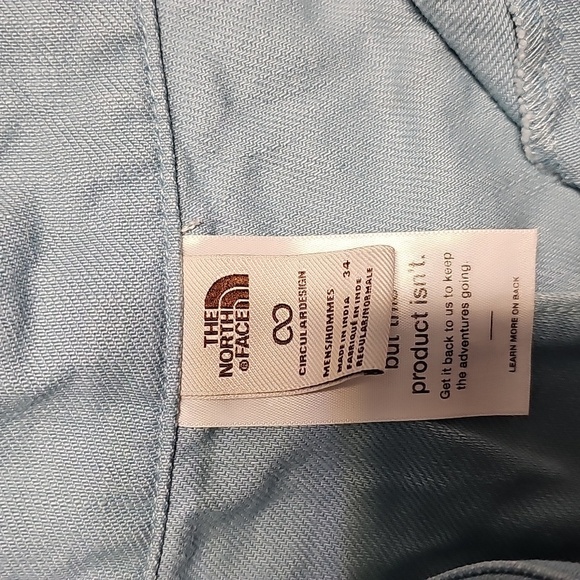Mens The North Face Blue Earth Day JNCO Style Cargo Shorts 34 - Picture 2 of 5